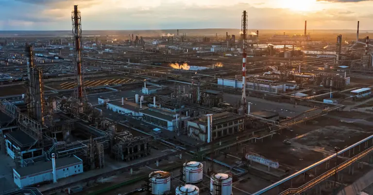 রাশিয়ার একটি তেল উৎপাদন কেন্দ্র